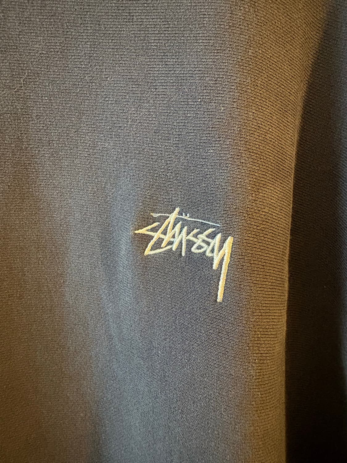 L) stussy 스투시 스탁 로고 맨투맨 네이비 상품이미지4
