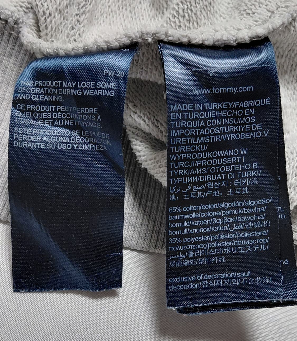 [M/무료배송] 남여공용 타미힐피거 맨투맨 상품이미지5