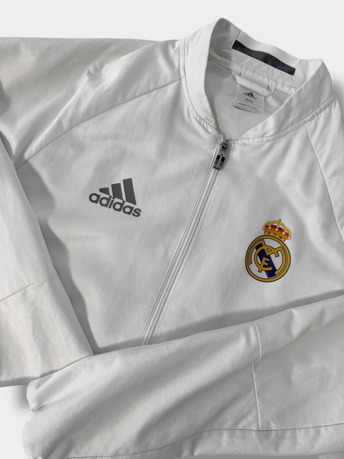 아디다스 레알마드리드 화이트 나일론 트랙 집업 자켓 상품이미지2