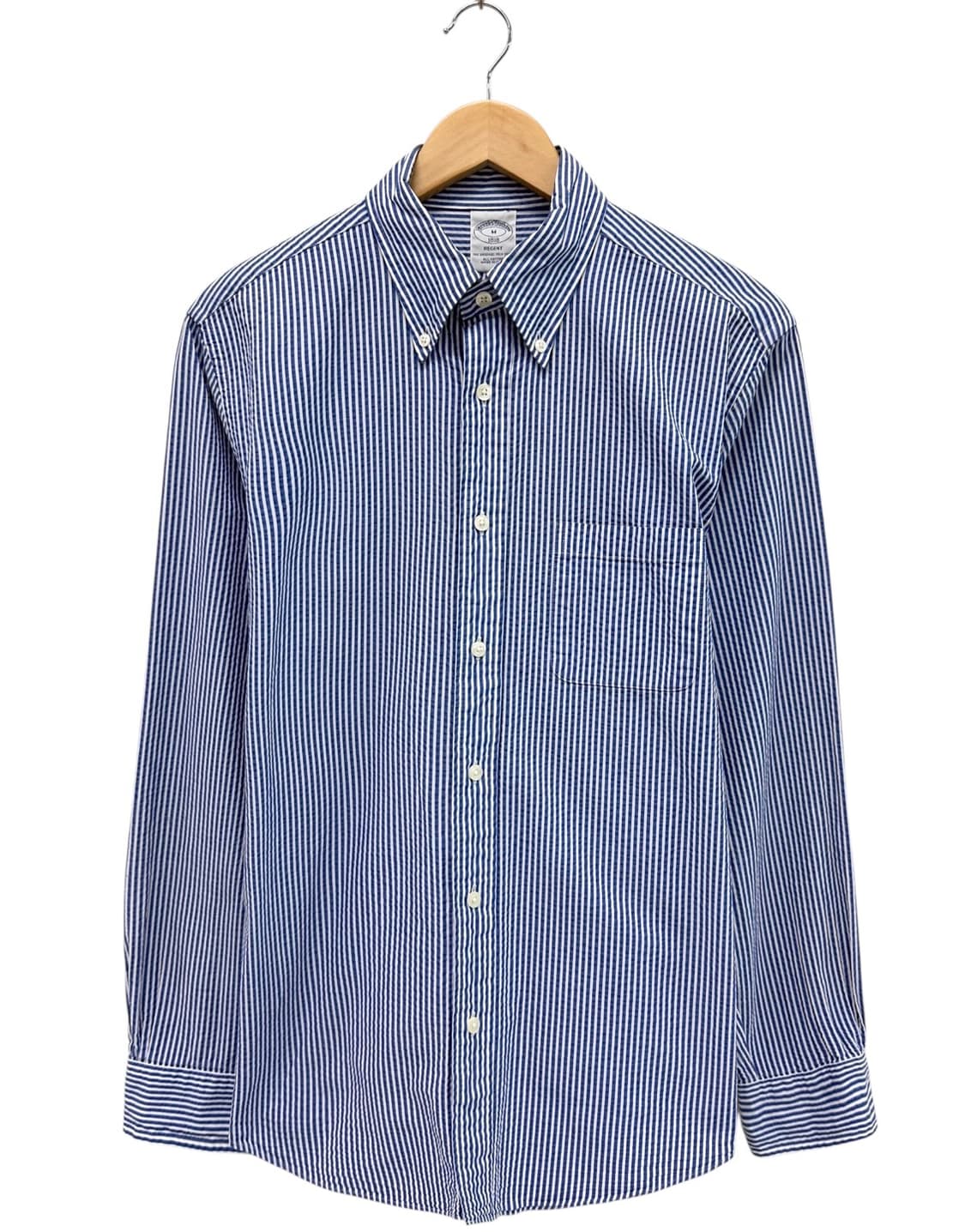브룩스브라더스 스트라이프 셔츠 블루&화이트 (M) 상품이미지1