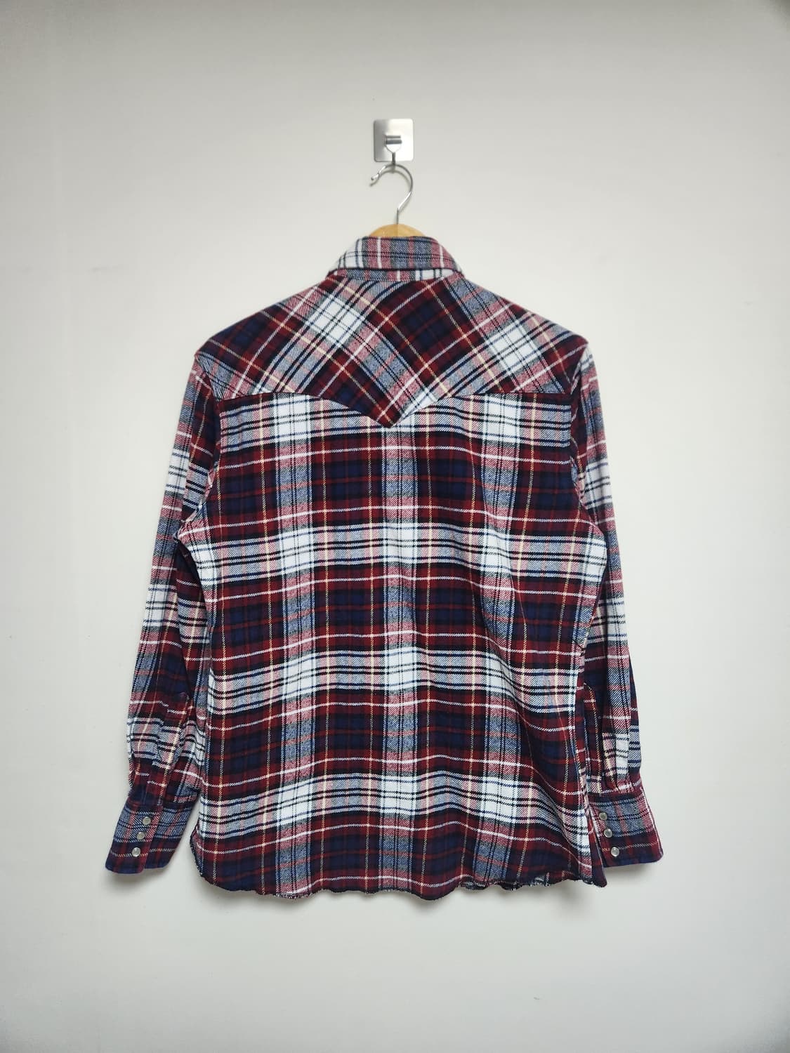 랭글러Wrangler 웨스턴 플란넬 셔츠 M - S66 상품이미지2