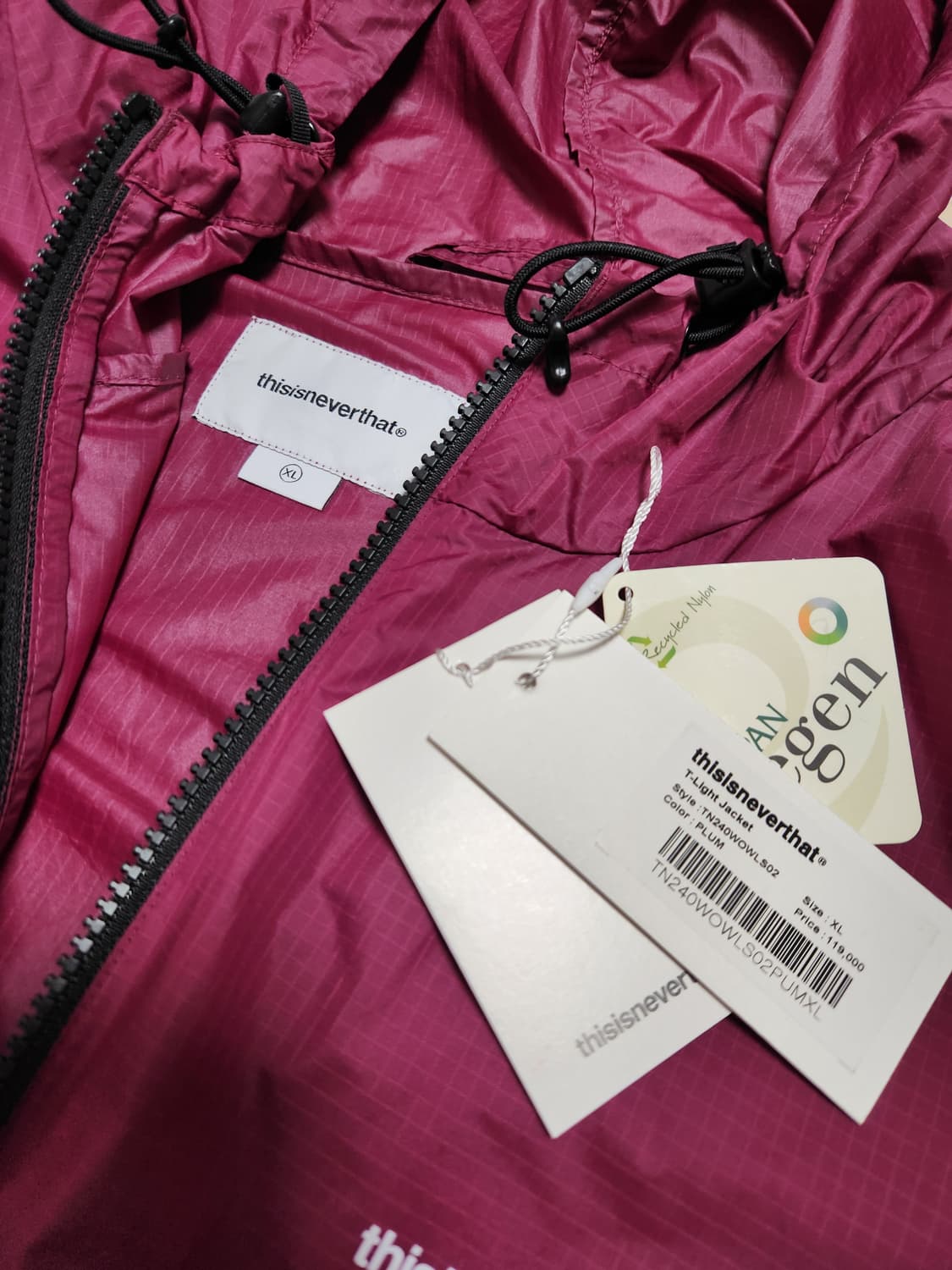 (XL) 디스이즈네버냇 T-light 자켓 플럼 상품이미지2