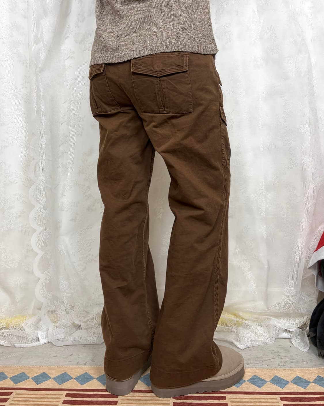 J.CREW brown cotton cargo pants 상품이미지10