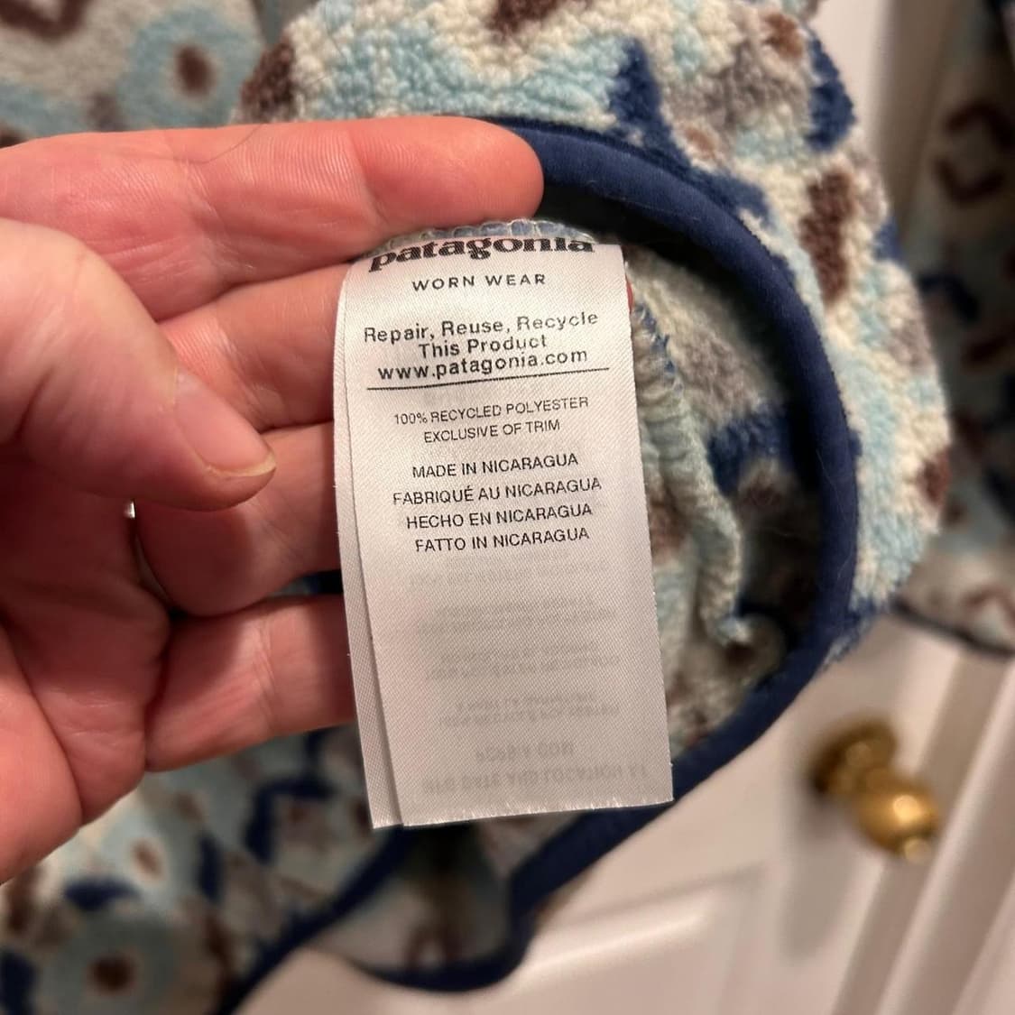 파타고니아 신칠라 스냅-T 툰드라 클러스터 빅 스카이 블루 상품이미지4