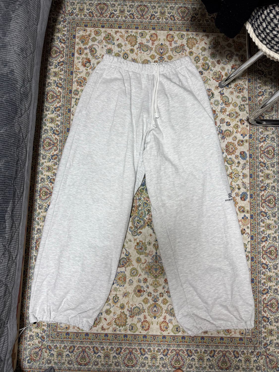 폴리테루 휴먼인덱스 인덱스 스웨트팬츠 002 라이트 멜란지 그레이 2사 상품이미지2