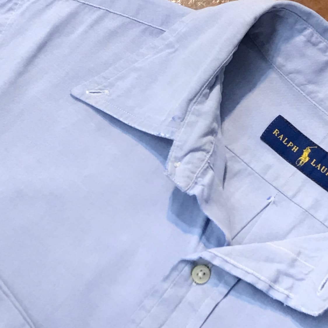 폴로랄프로렌 소라색 코튼 셔츠 남성 105 사이즈 상품이미지4