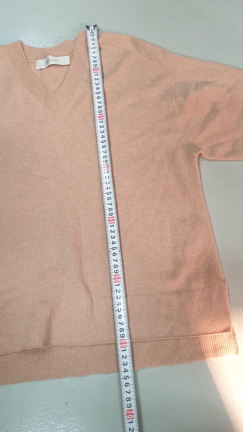 델라라나 케시미어100반팔 니트 상품이미지6