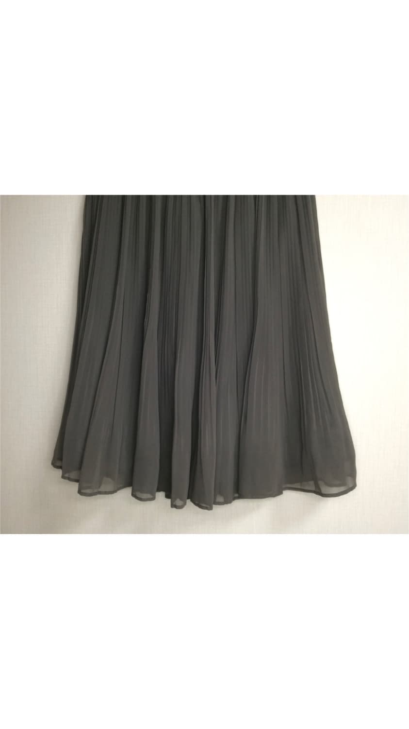 빈티지 차콜그레이 플리츠 스커트 상품이미지3