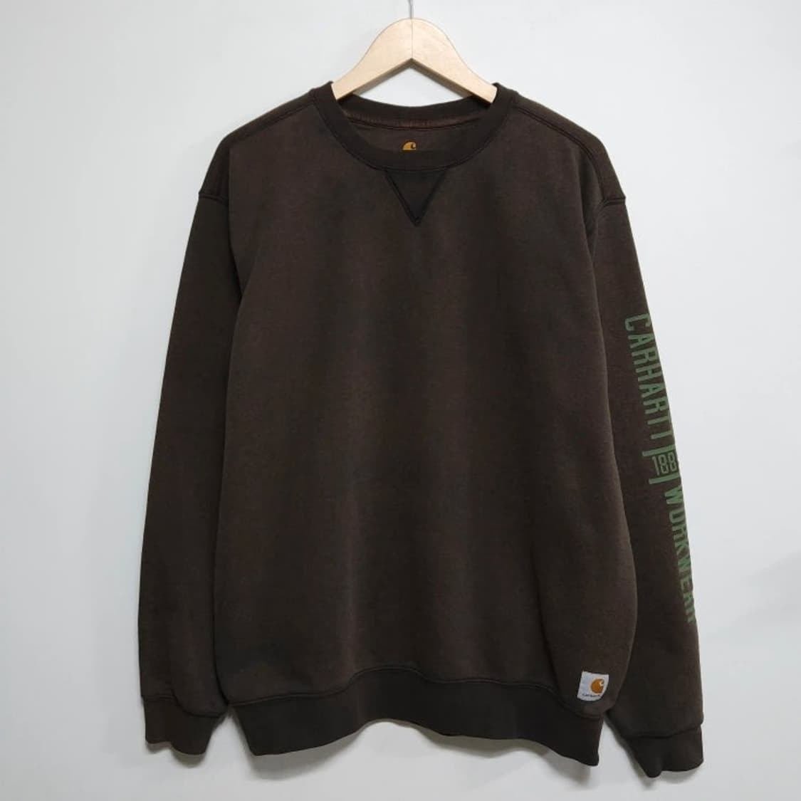 105~110 Carhartt 칼하트 타이다이 커스텀 맨투맨 브라운 상품이미지1