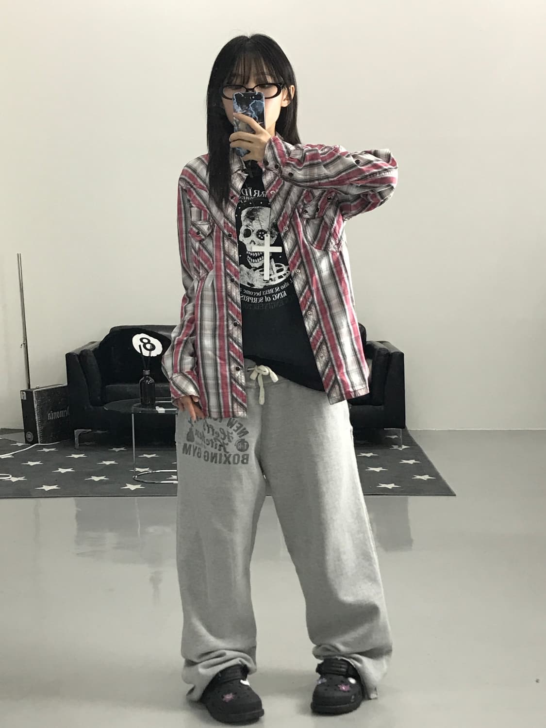 너드 & 펑크 후리 코디셋(3pc) 상품이미지1