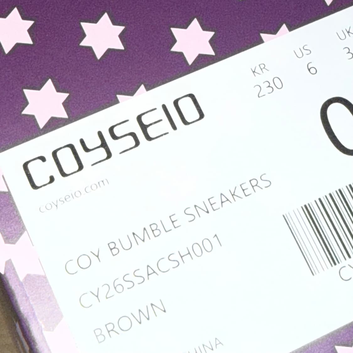 코이세이오 범블 스니커즈 230 상품이미지2
