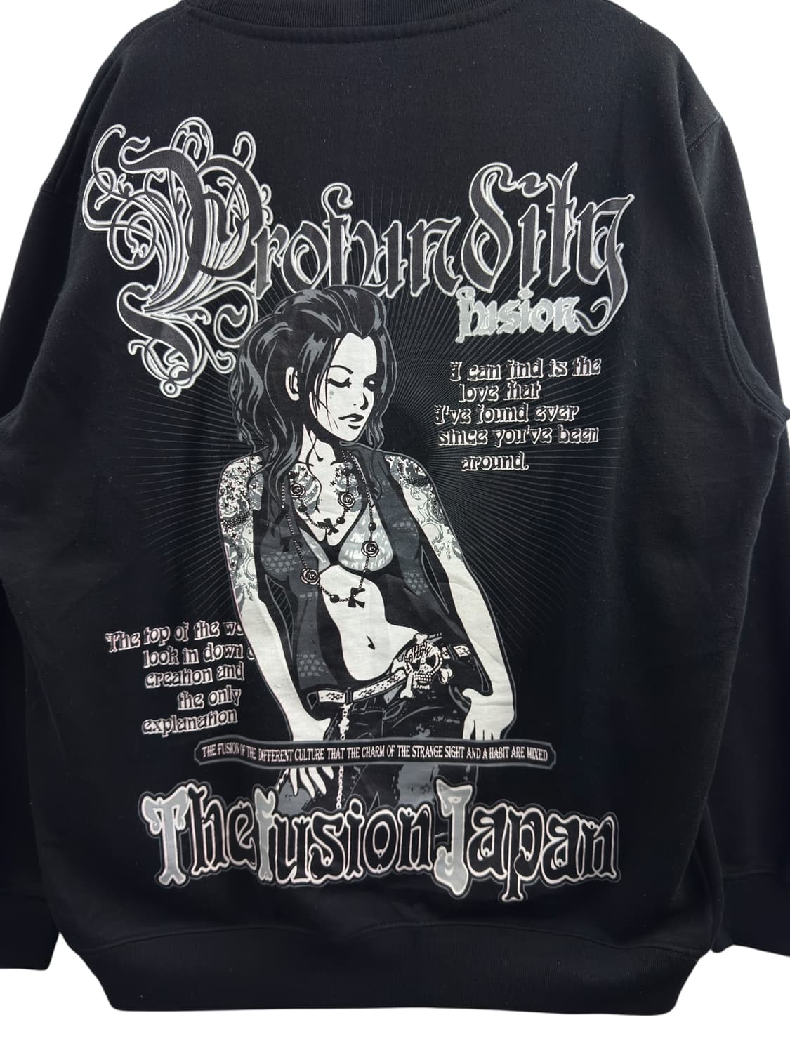 JPN Y2K 프린팅 맨투맨1307 상품이미지5