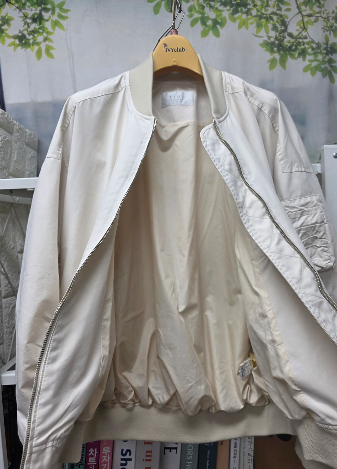 타임 여성 항공점퍼 MA-1 블루종 봄버자켓 (프리) WM64 상품이미지5