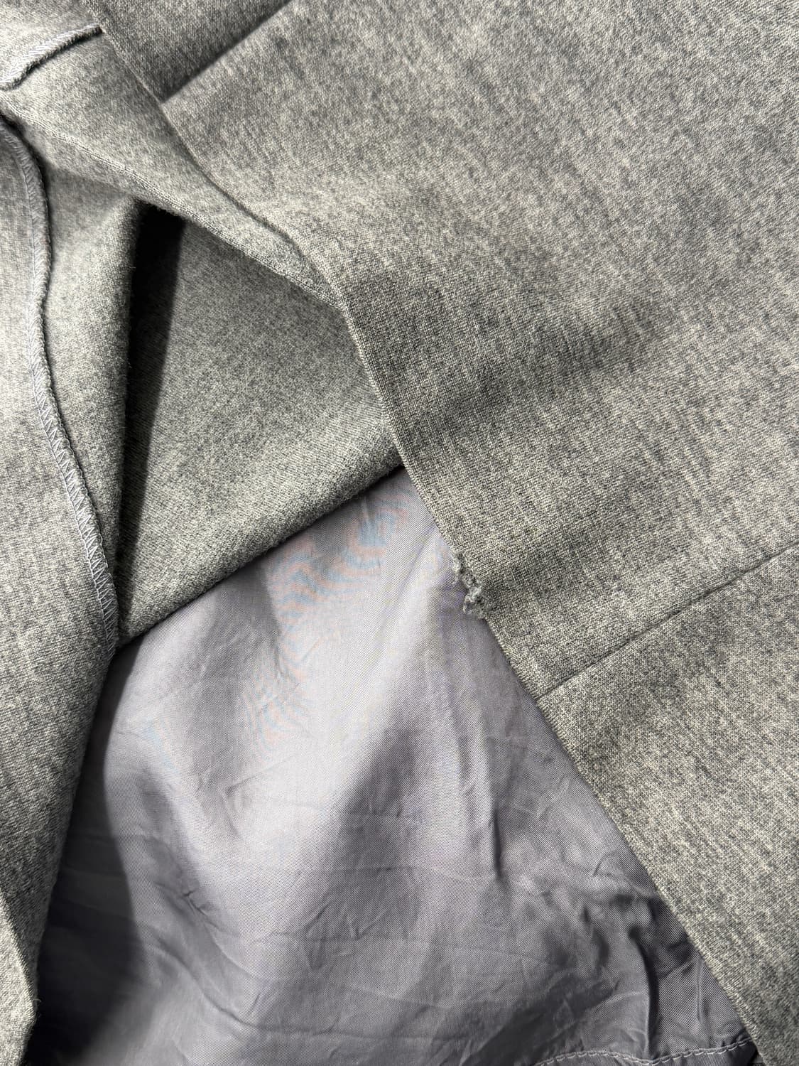 일본빈티지 그레이 핀턱 플리츠 미디스커트 상품이미지10