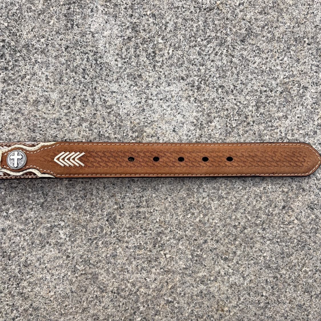 노코나 Nocona 헤어온 레더 웨스턴 벨트  상품이미지6