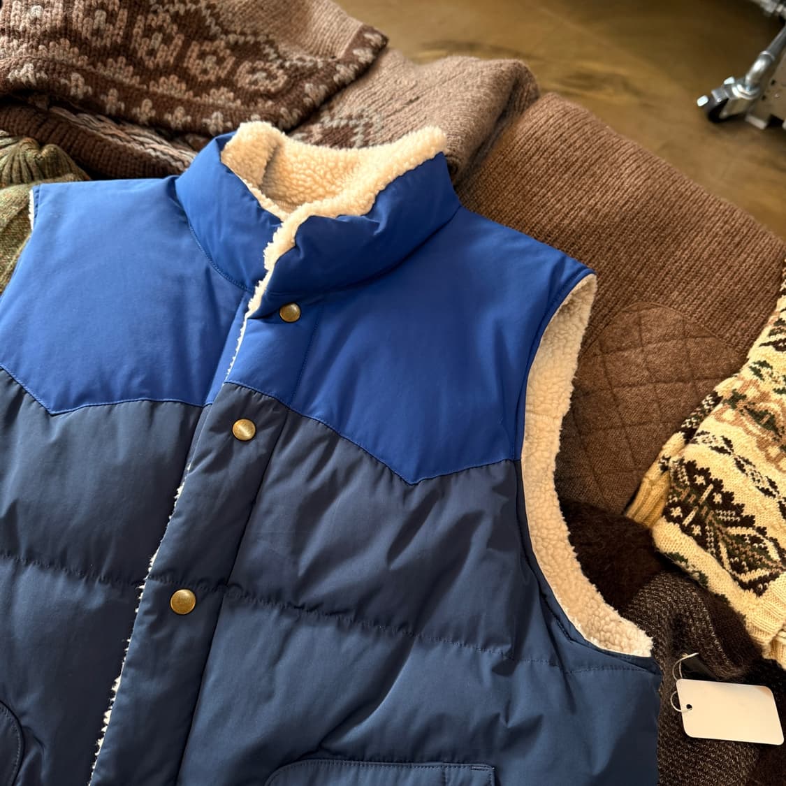 파타고니아 리버시블 비비 다운 베스트 L 상품이미지5