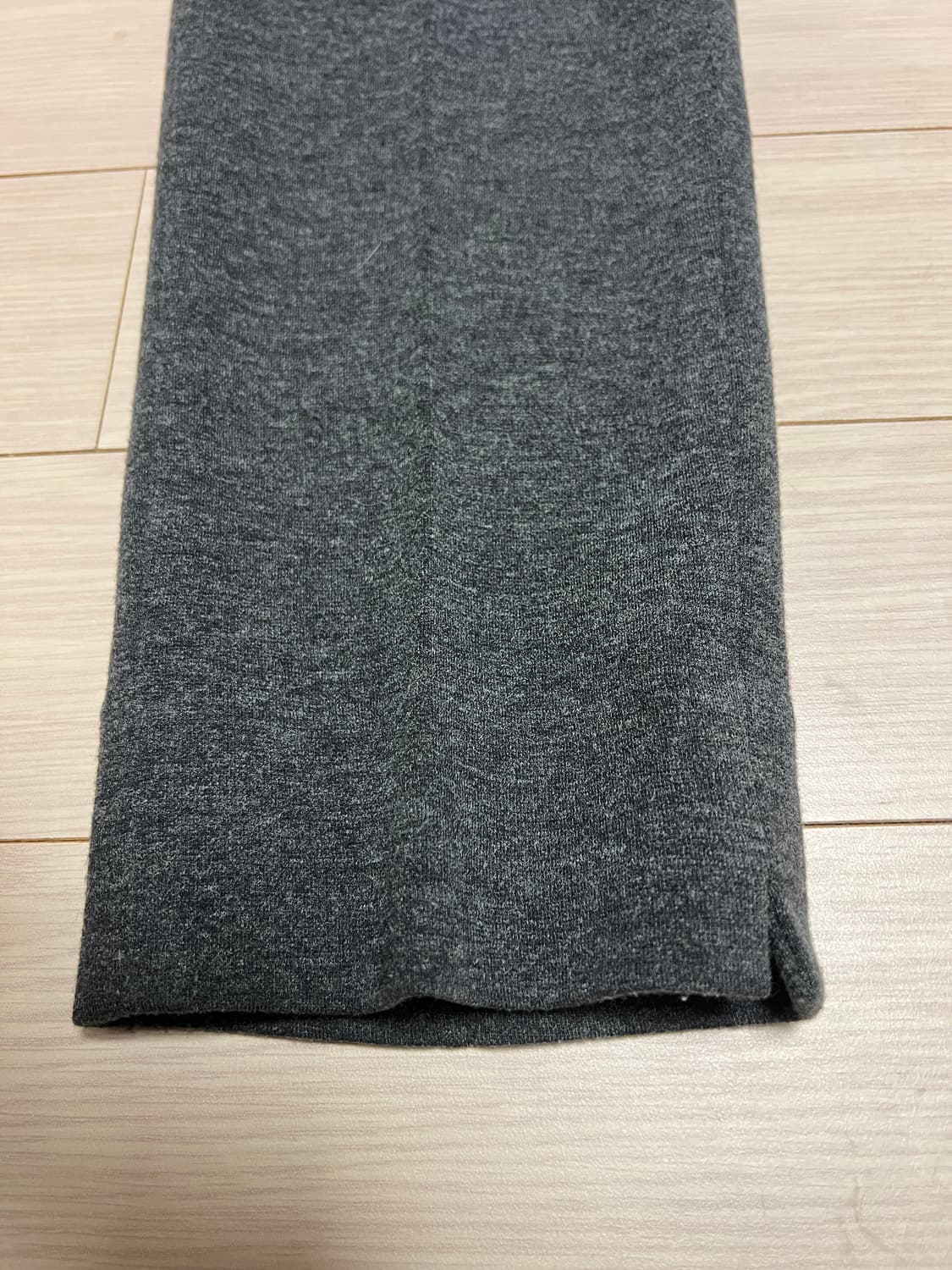 울 혼방 슬랙스 팬츠 / 차콜 그레이 / 46 (슬림 스트레이트) 상품이미지5