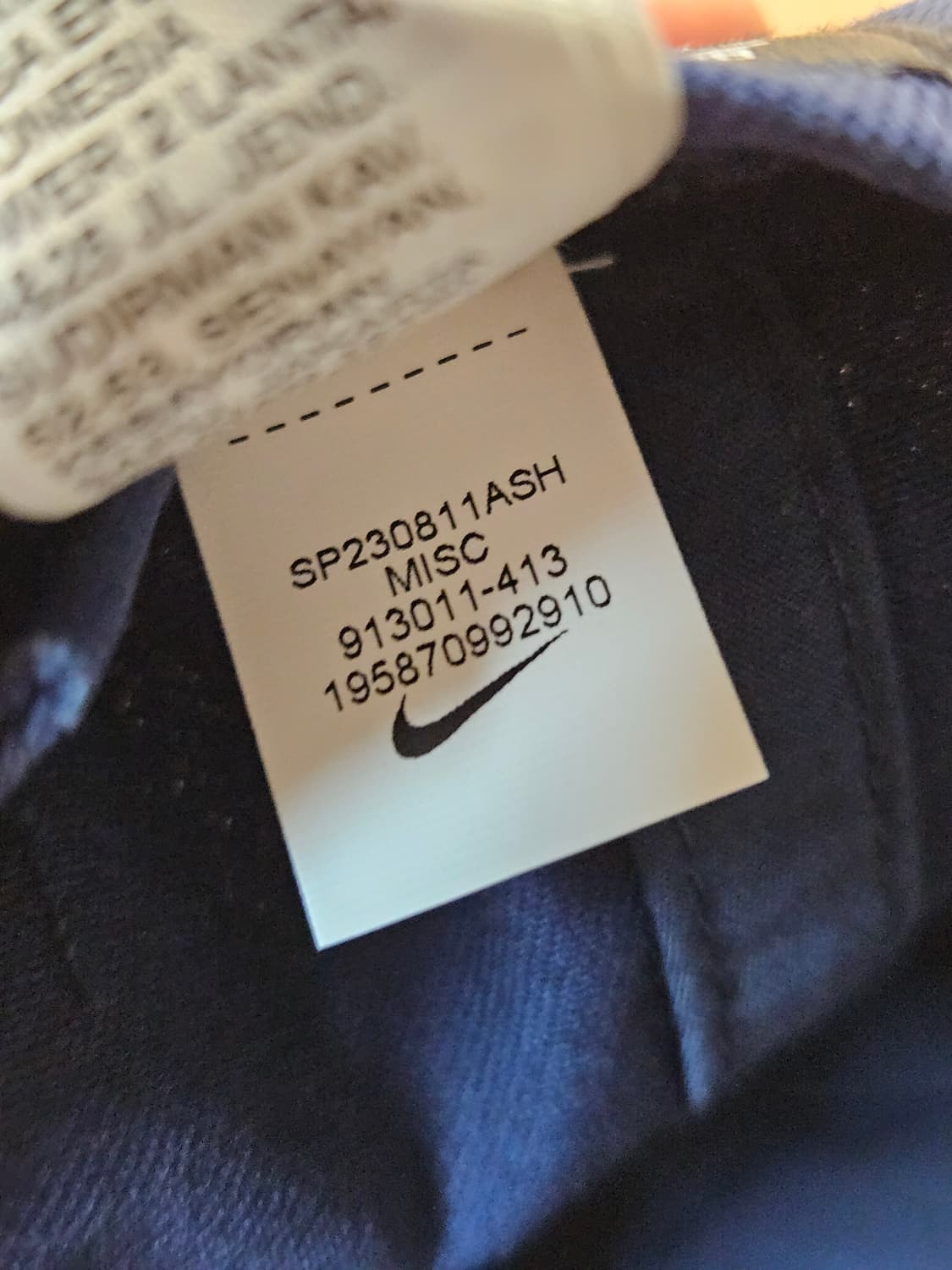 나이키 헤리티지86 네이비 볼캡 913011 상품이미지5