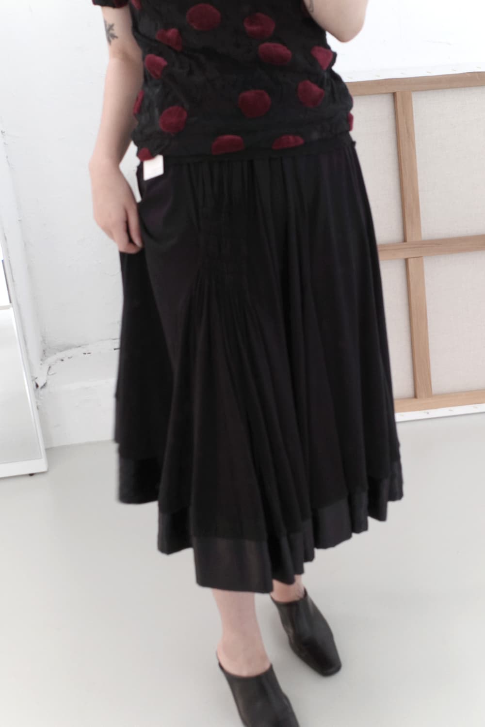shirring tuck skirt 상품이미지7