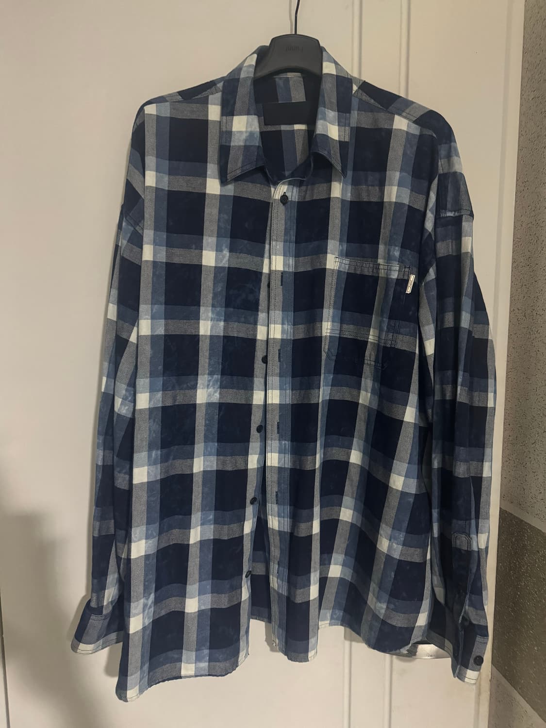 준지 블루 아일랜드 셔츠 50 사이즈 상품이미지1