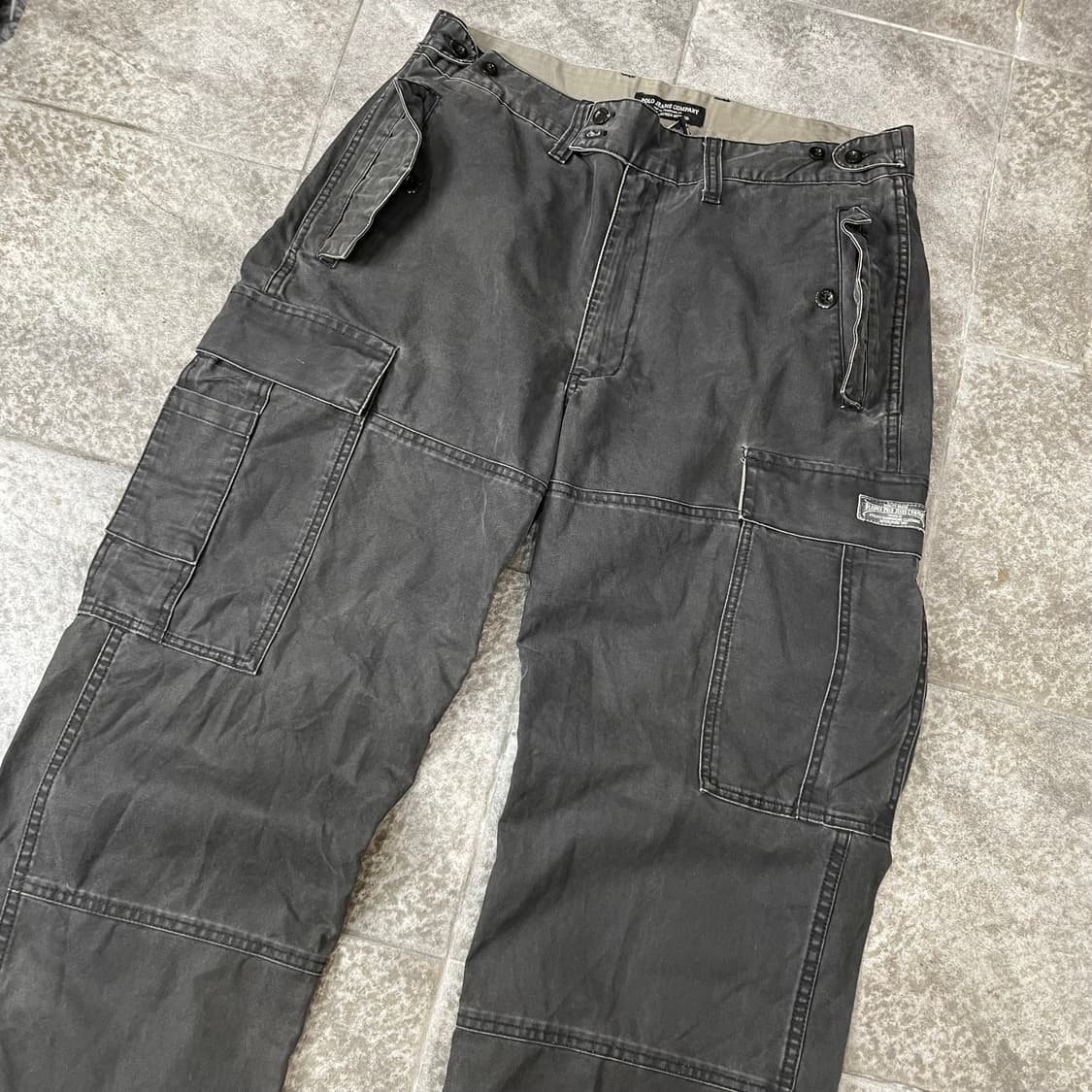 2000s 폴로 진스 컴퍼니 더블니 카고 팬츠 상품이미지2