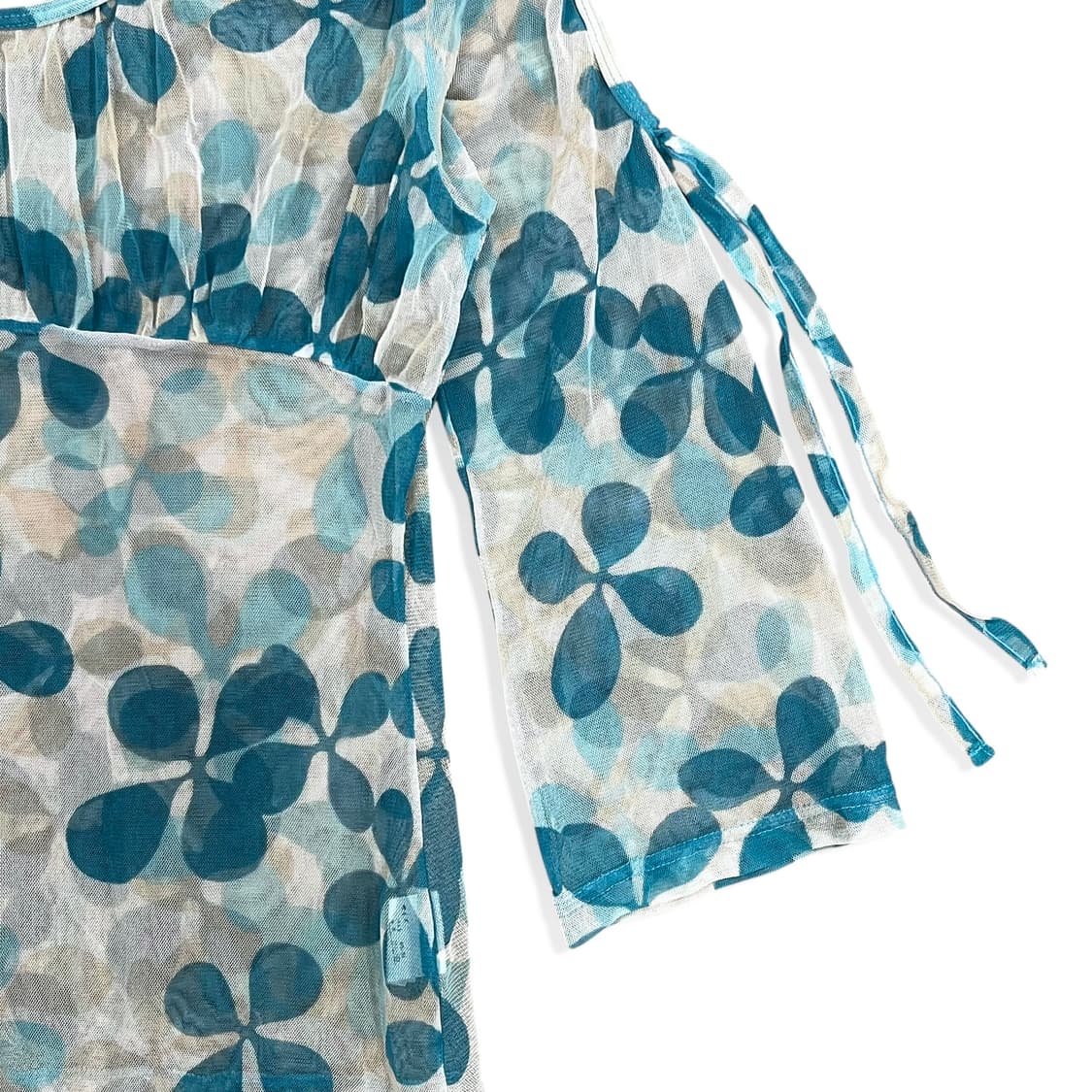 Blue Neck Detail See Through Ops 상품이미지6