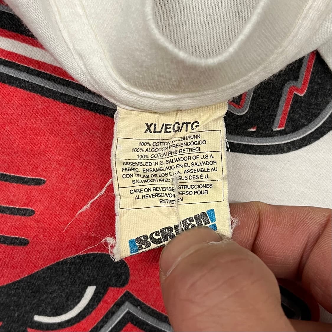 90s NBA 시카고불스 티셔츠 (105) 상품이미지6