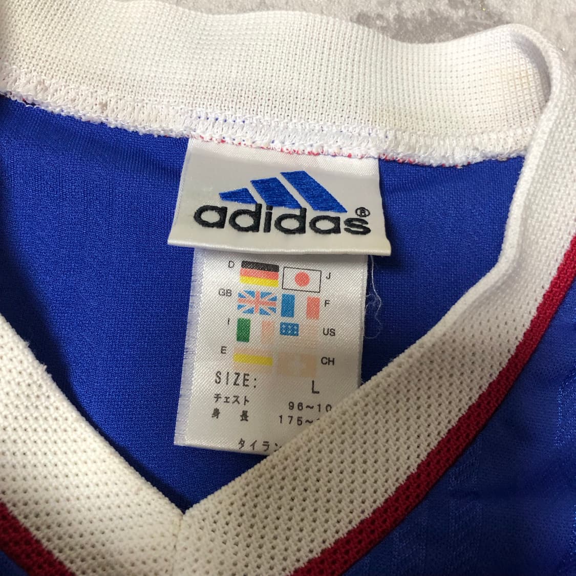 아디다스 90s 반팔 티셔츠 올드스쿨 희귀 블록코어 상품이미지4