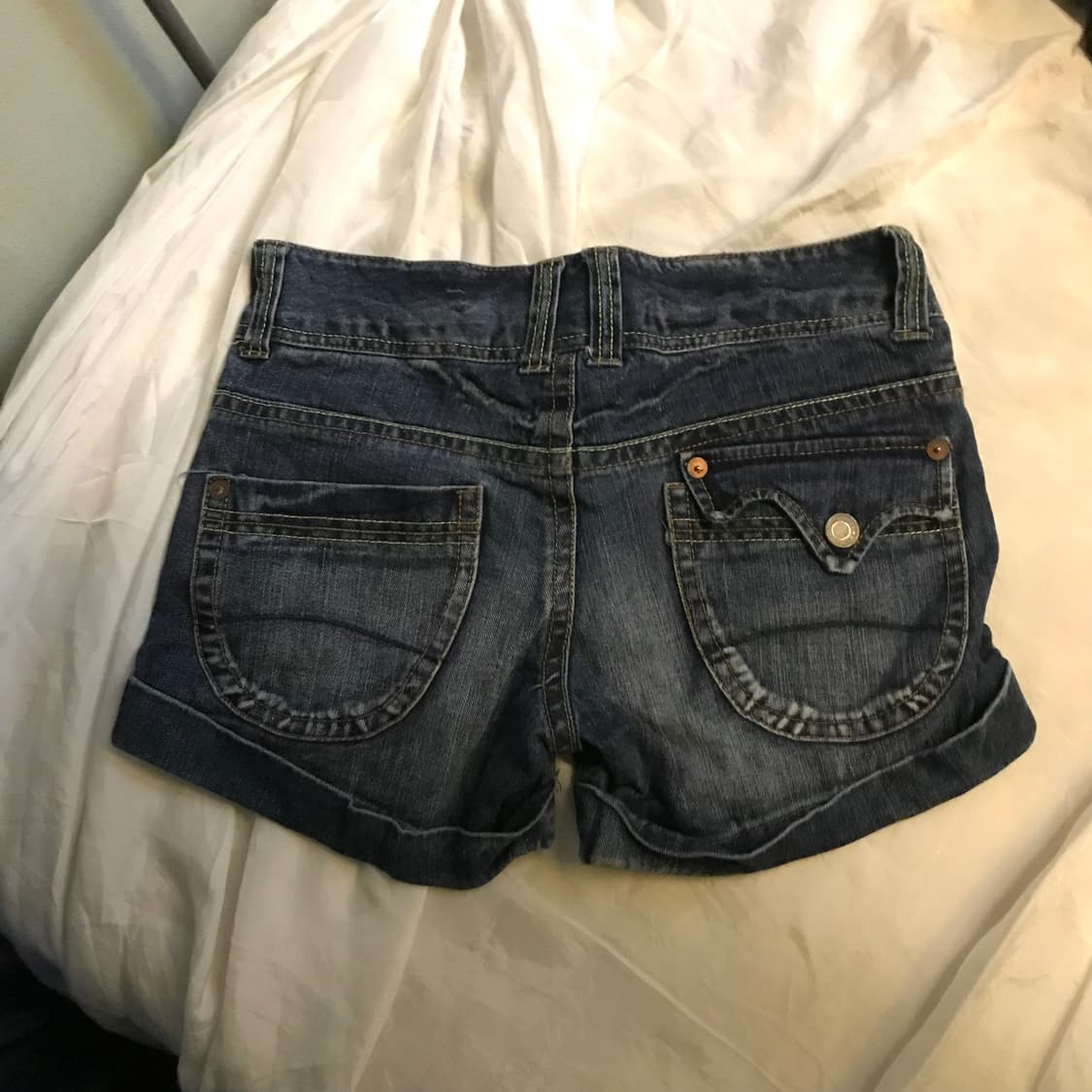Vintage 빈티지 갸루 아방 데님 숏팬츠 상품이미지4