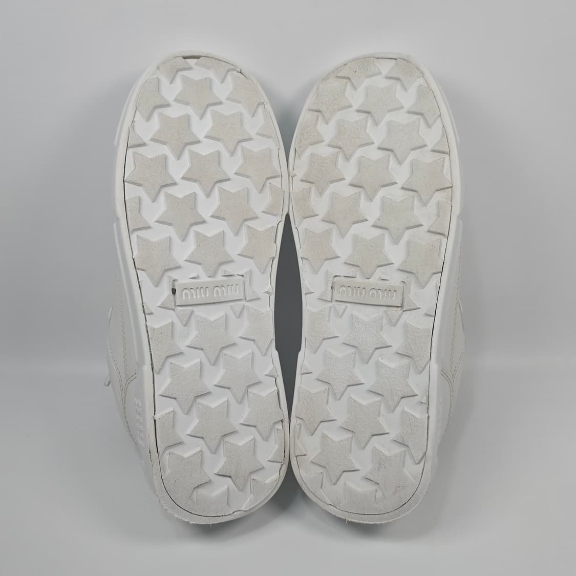 미우미우 로고 레더 스니커즈 ( 230 ) 상품이미지7