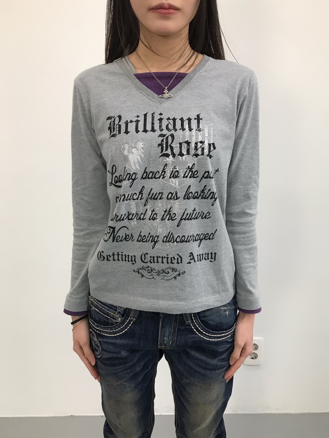 Jpn Y2k Graphic Long Sleeve T-Shirts 상품이미지1