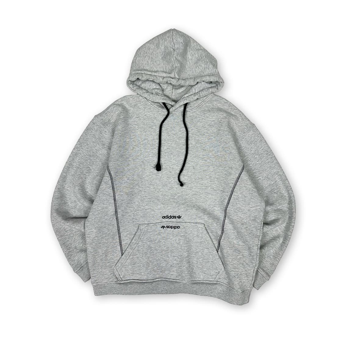 아디다스 오버로크 디테일 후드티 상품이미지1