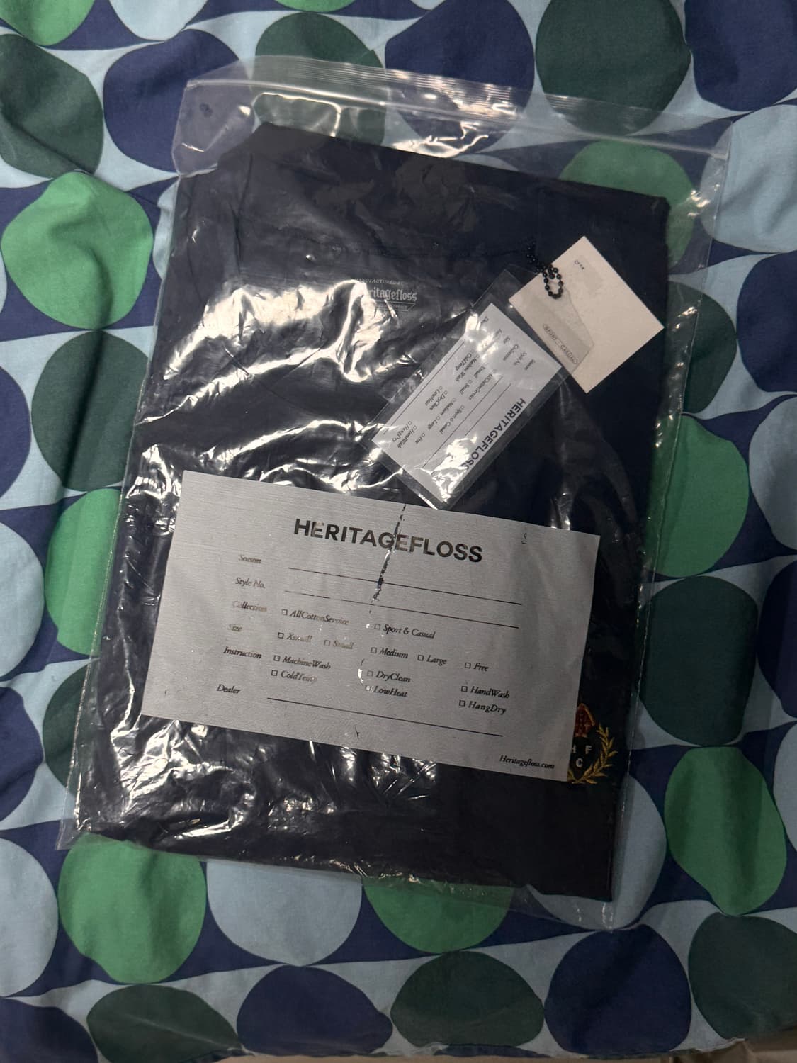 [XL]헤리티지플로스 반팔 네이비 상품이미지2