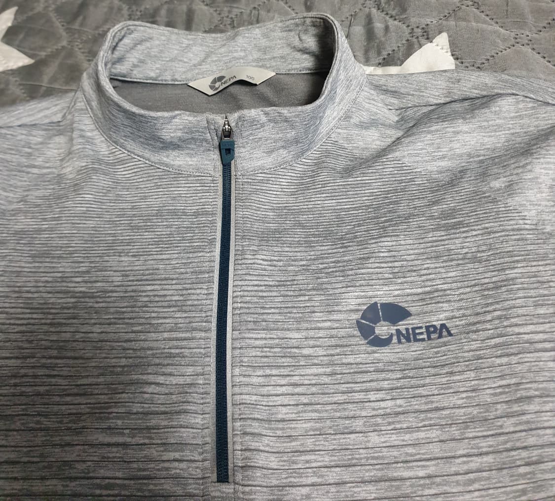 네파 기능성 반집업 긴팔 져지 그레이 (100) 상품이미지2