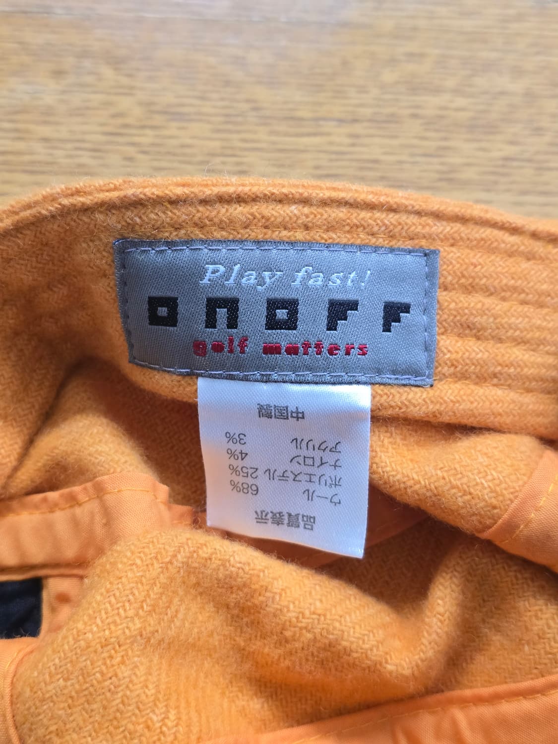 Onoff 온오프 울 볼캡  상품이미지5