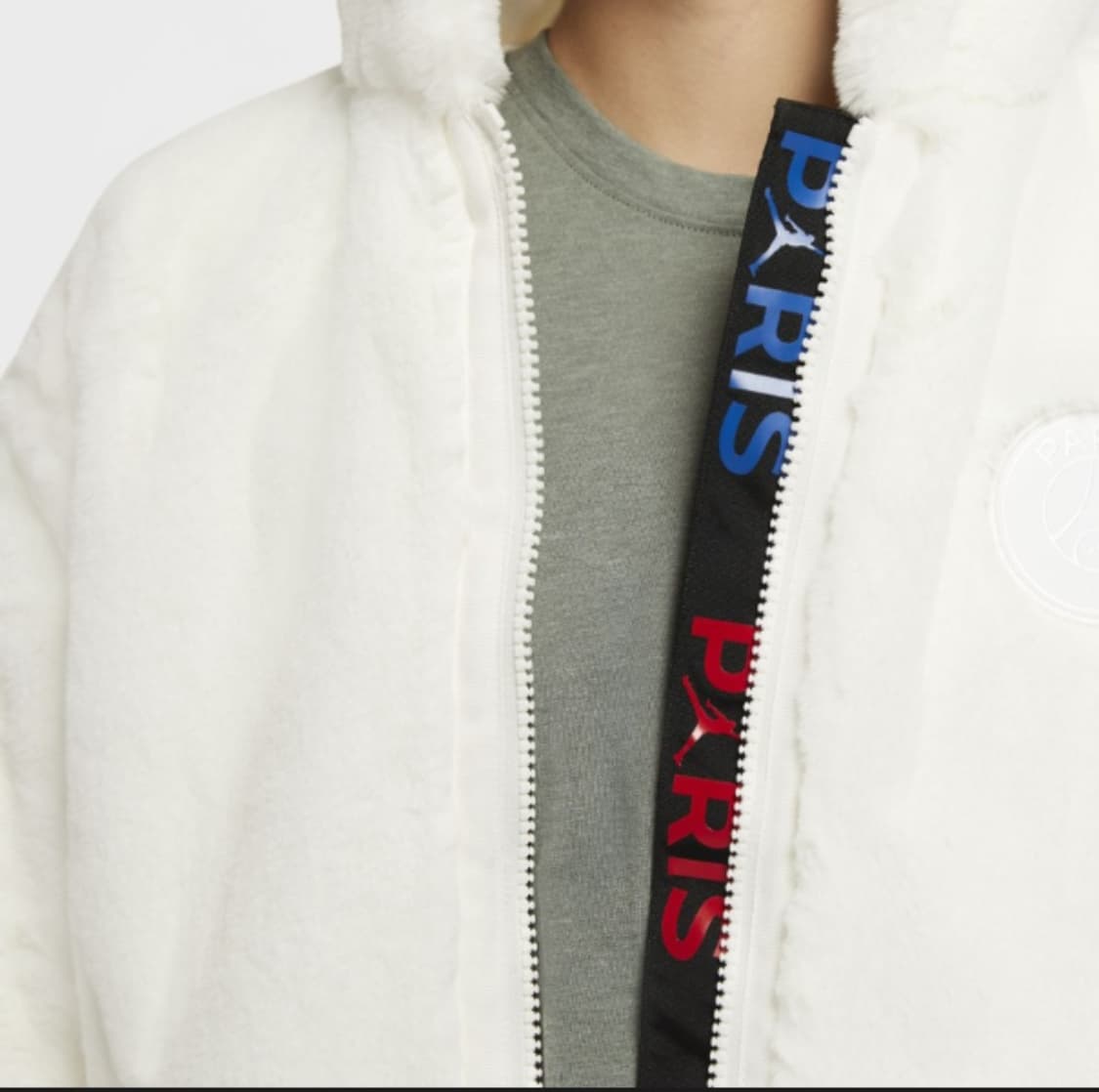 새제품) 나이키 조던 파리 생제르망 플리스 봄버 자켓  S(55) 상품이미지2