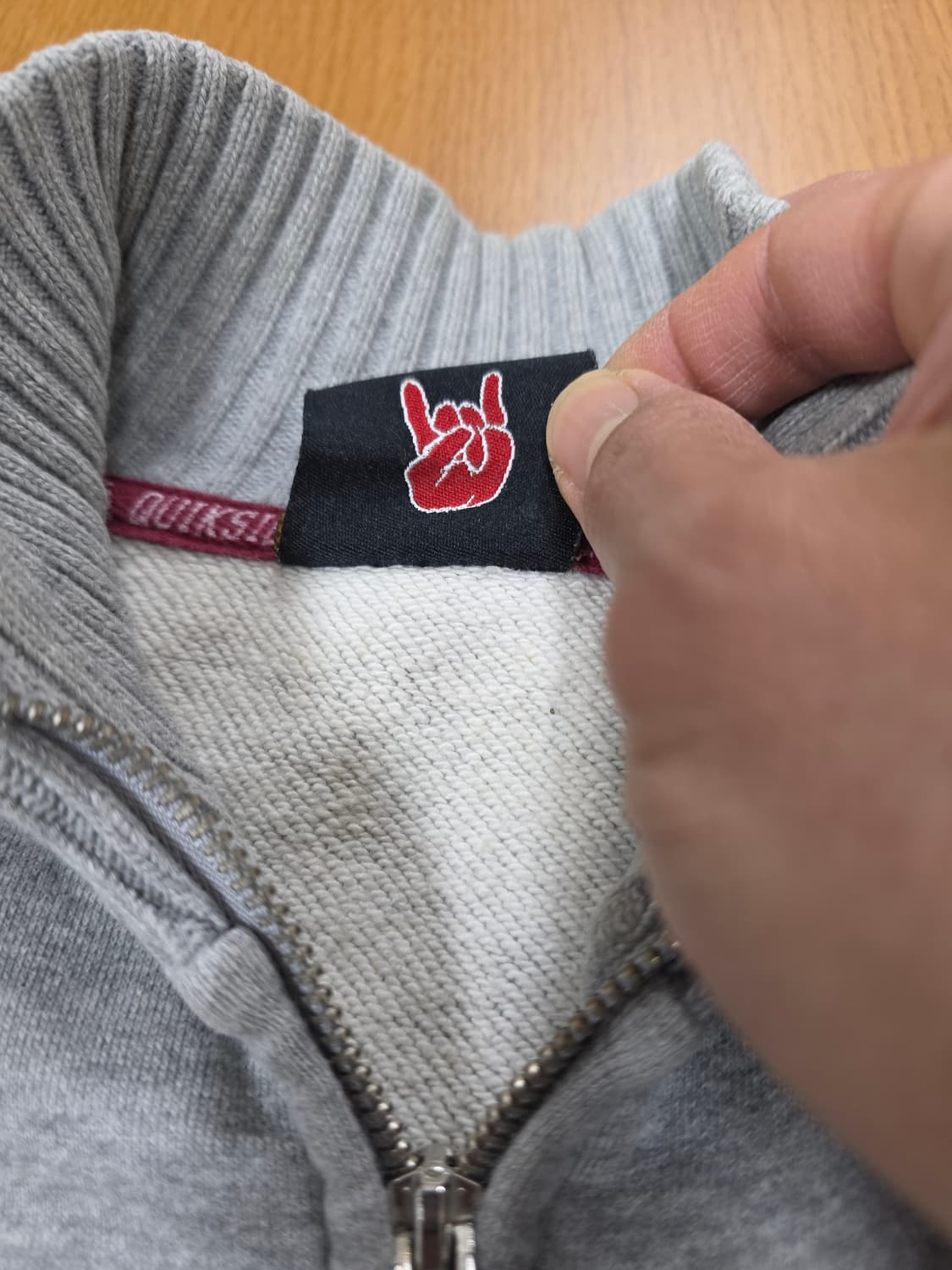 퀵실버 00s 올드스쿨 코튼 집업 자켓 트랙 자켓 L 상품이미지3