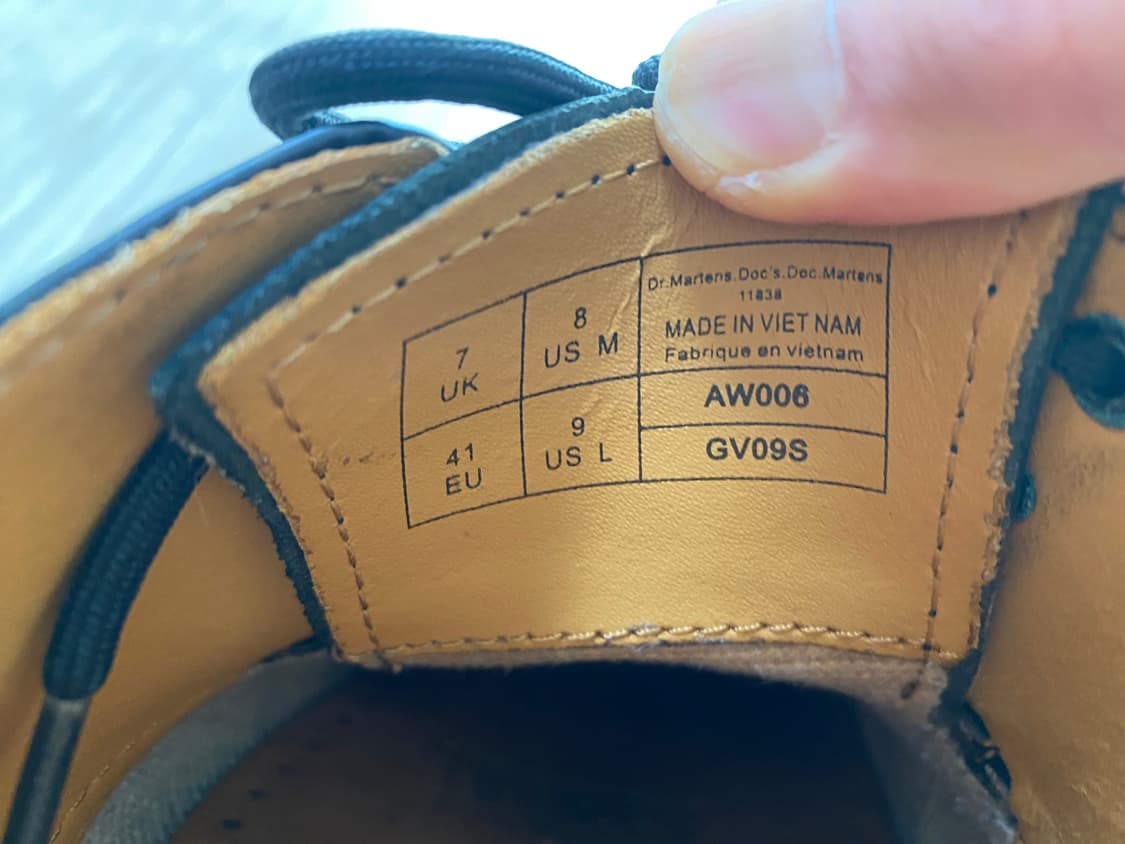 닥터마틴 1461 3홀 스무스 260 상품이미지7