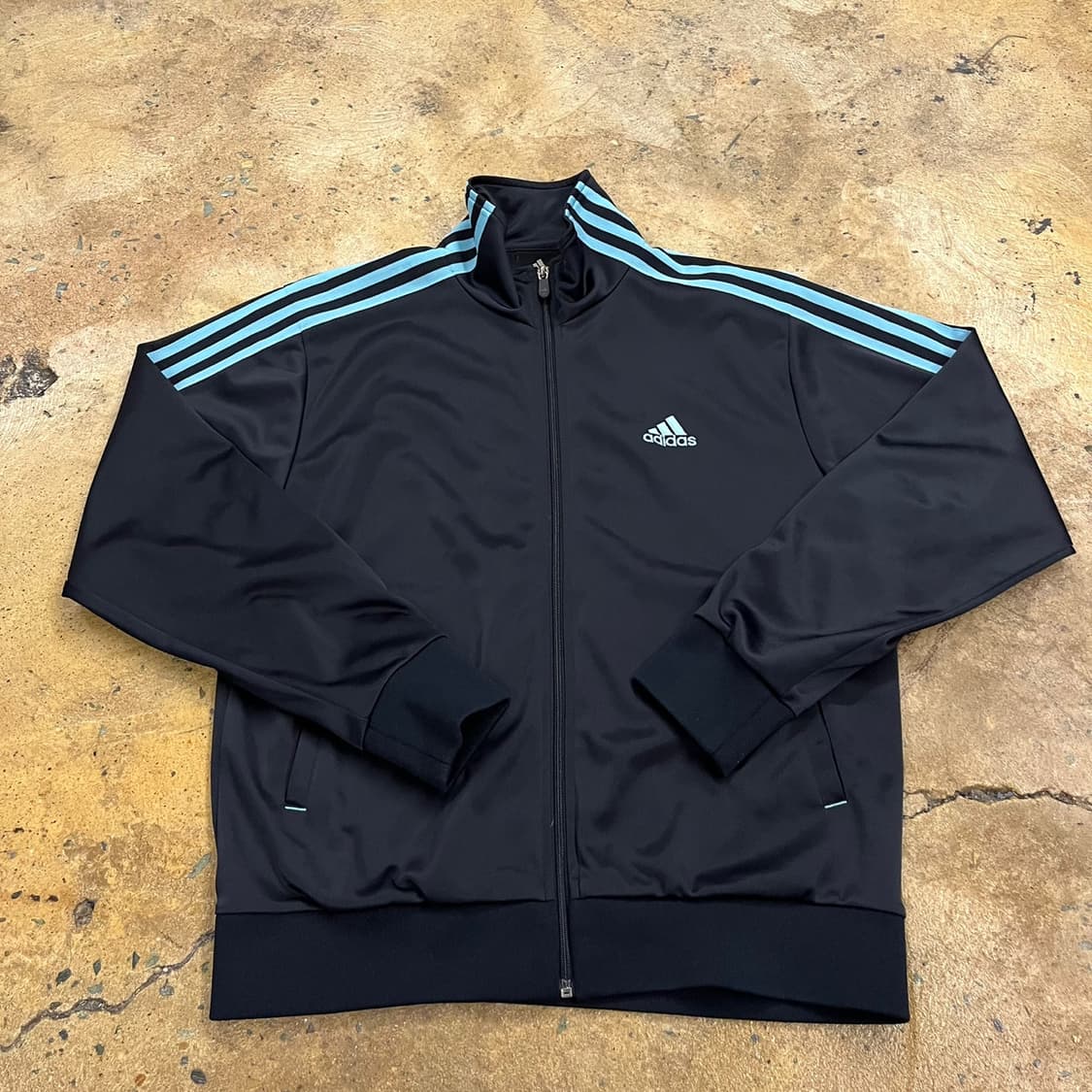 [정품/95] 아디다스 스카이블루 블랙 트랙탑 져지 b17 상품이미지2