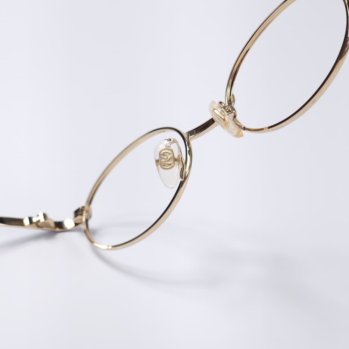 22K 도금 90년도 빈티지 오벌형 긱시크 안경 상품이미지9