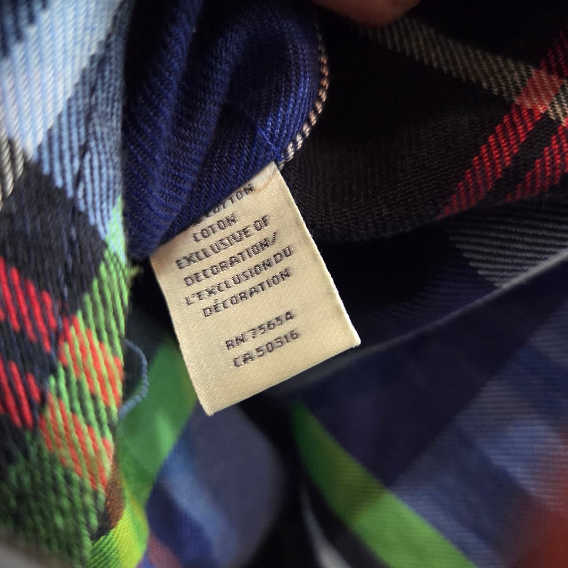 아베크롬비 체크 셔츠 상품이미지5