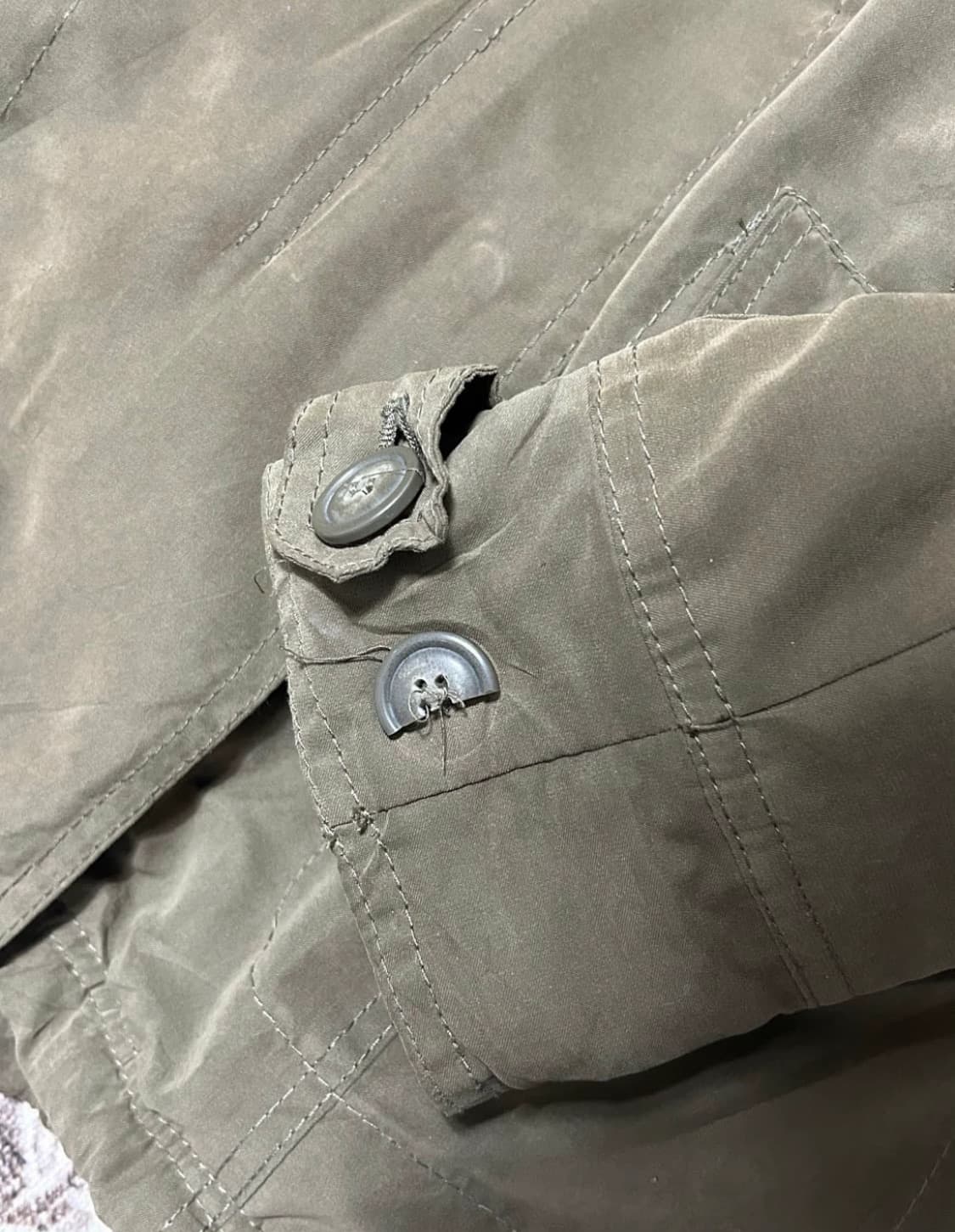 빈티지 퍼 후드 야상 밀리터리 피쉬테일 개파카 상품이미지6