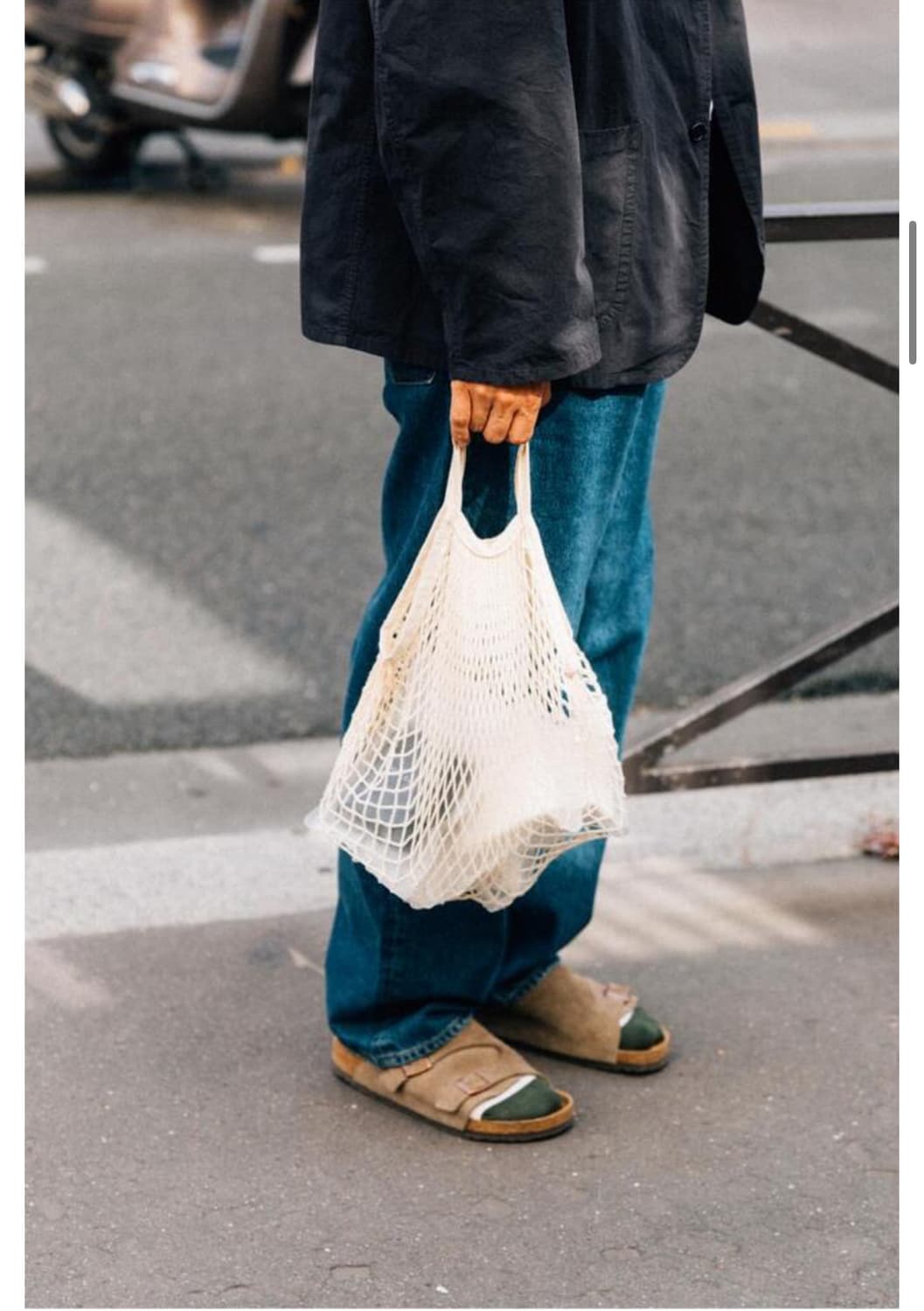 우드비 빈티지 코튼 자켓 다크네이비 1사이즈 상품이미지1