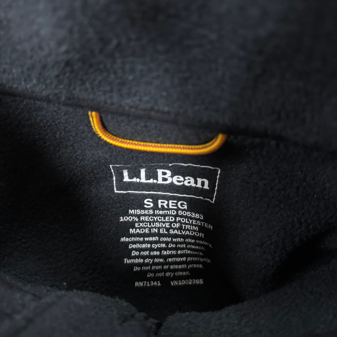 LLbean 스몰로고 플리스 조끼 상품이미지3