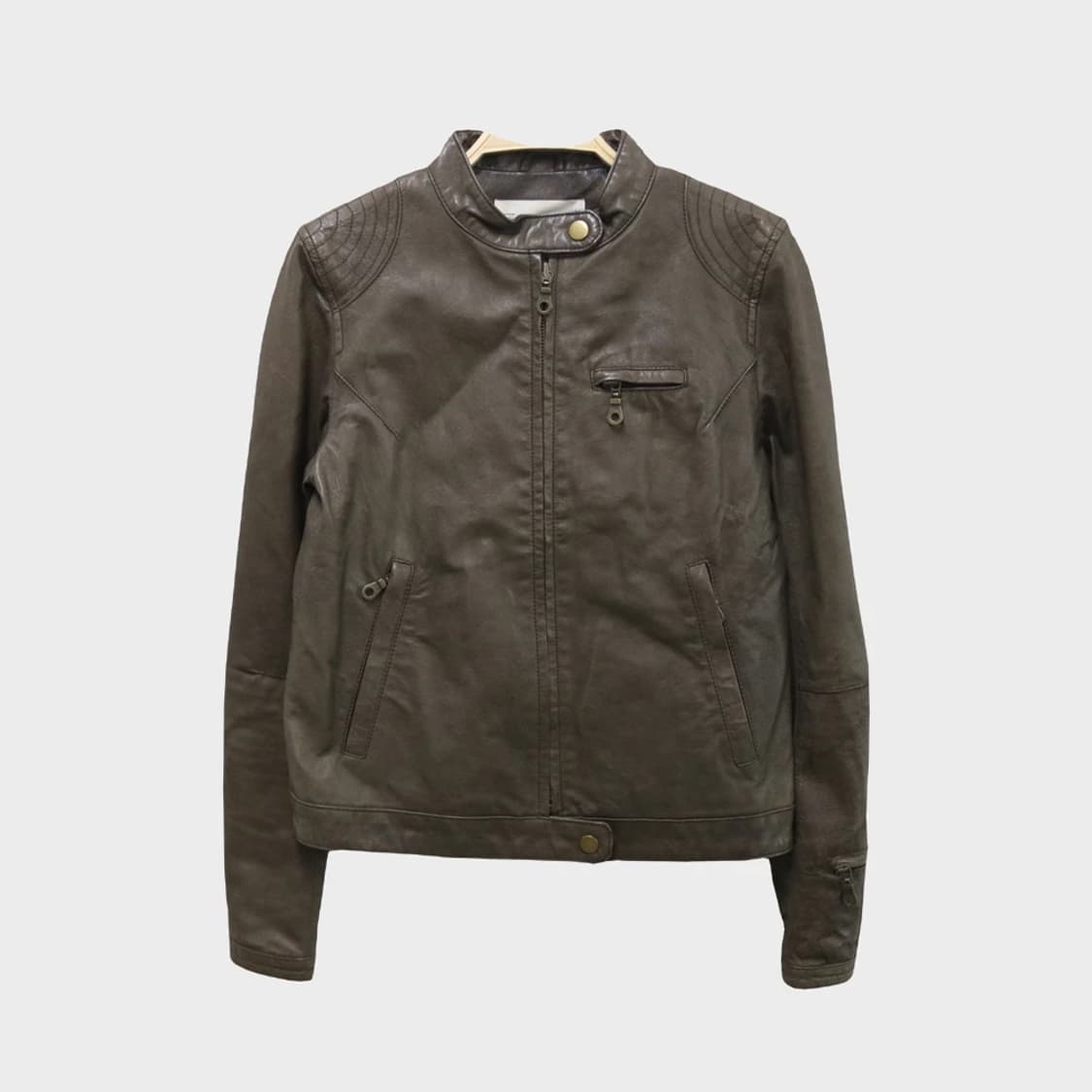 FR 헨리넥 가죽자켓 60676 상품이미지1