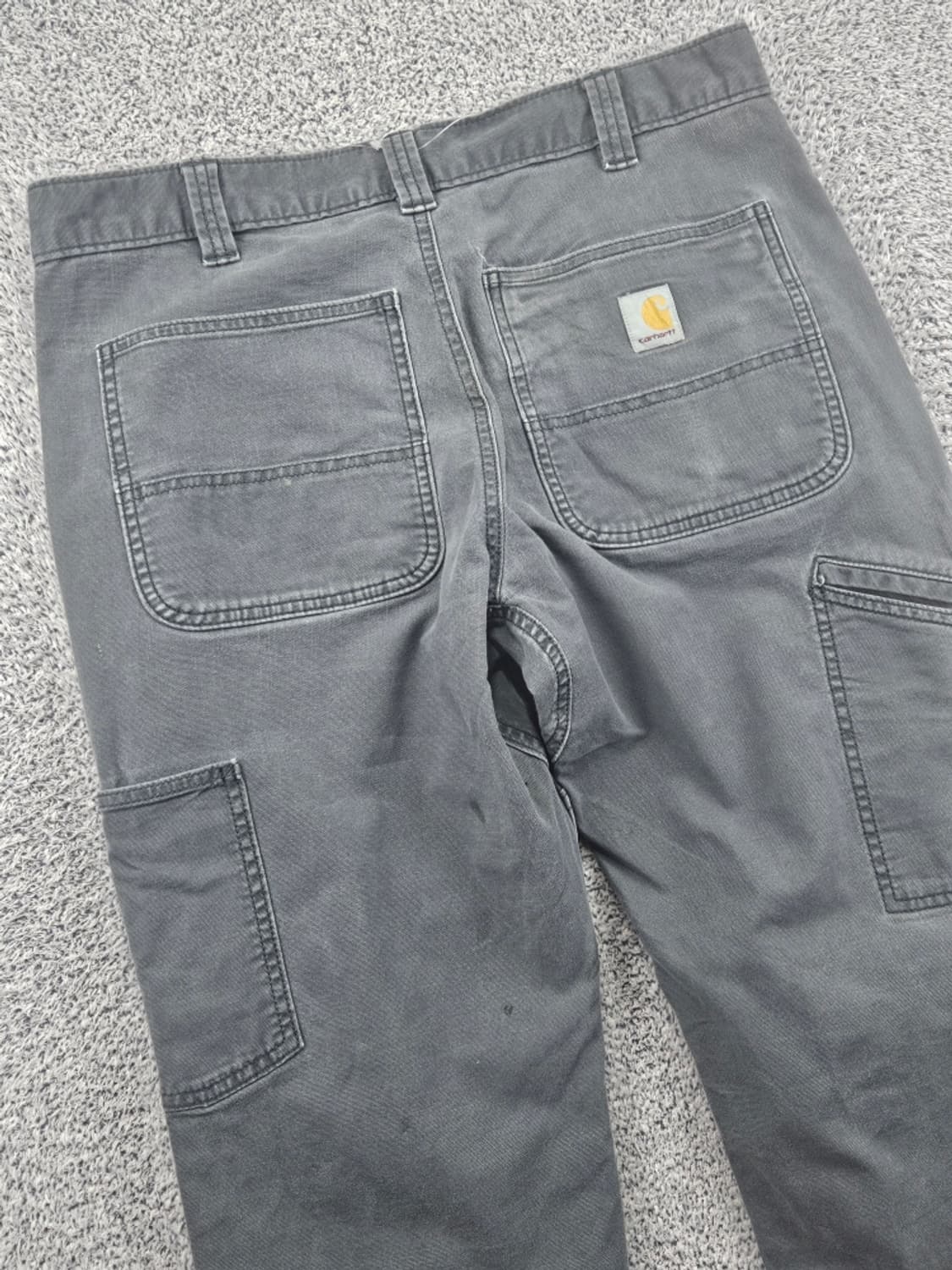 칼하트 코튼 캔버스 카펜터 더블니 워크 팬츠 ( 34X30 )/11552 상품이미지9