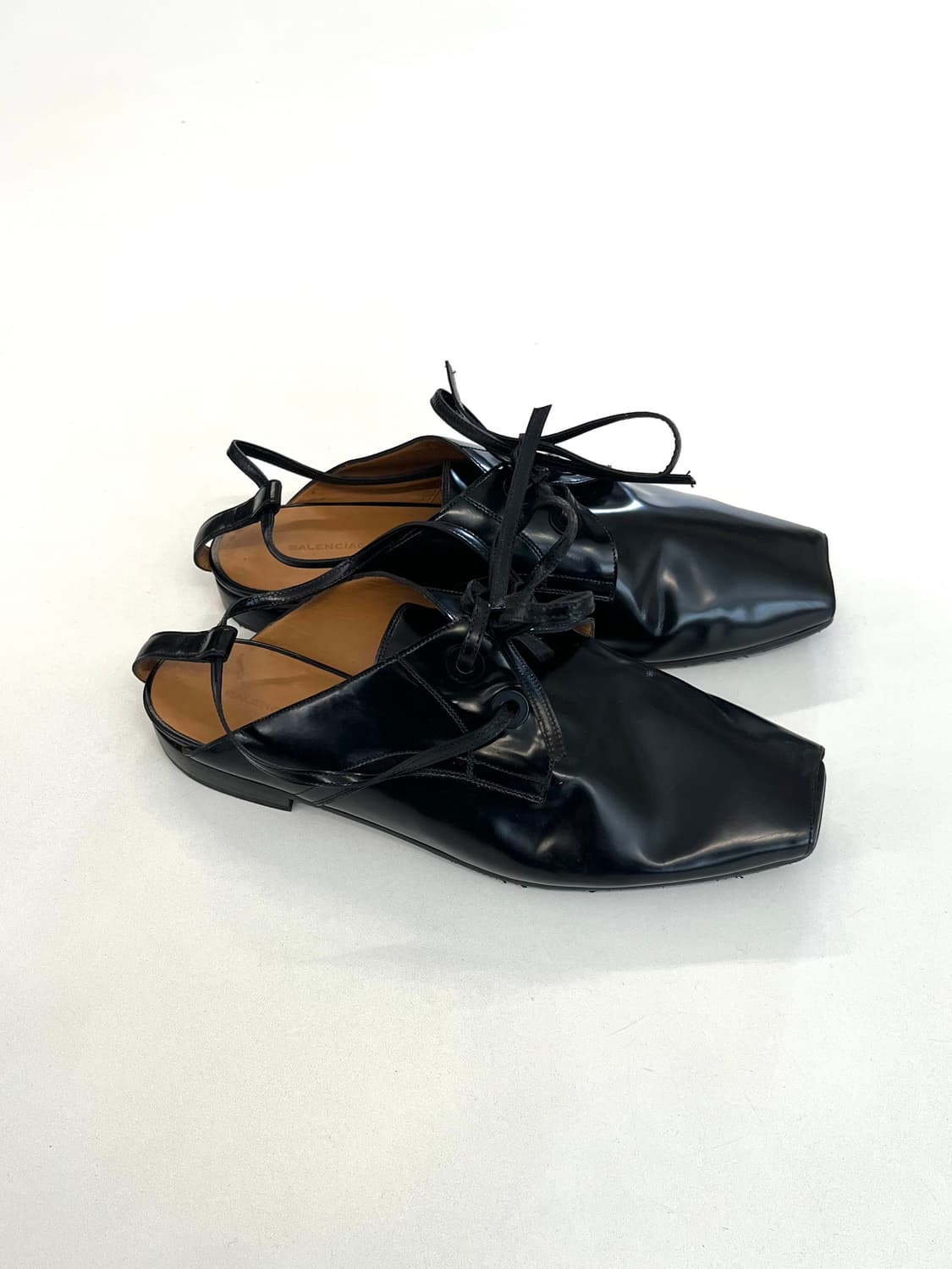 발렌시아가 스퀘어토 발레리나 플랫 뮬 로퍼 상품이미지1