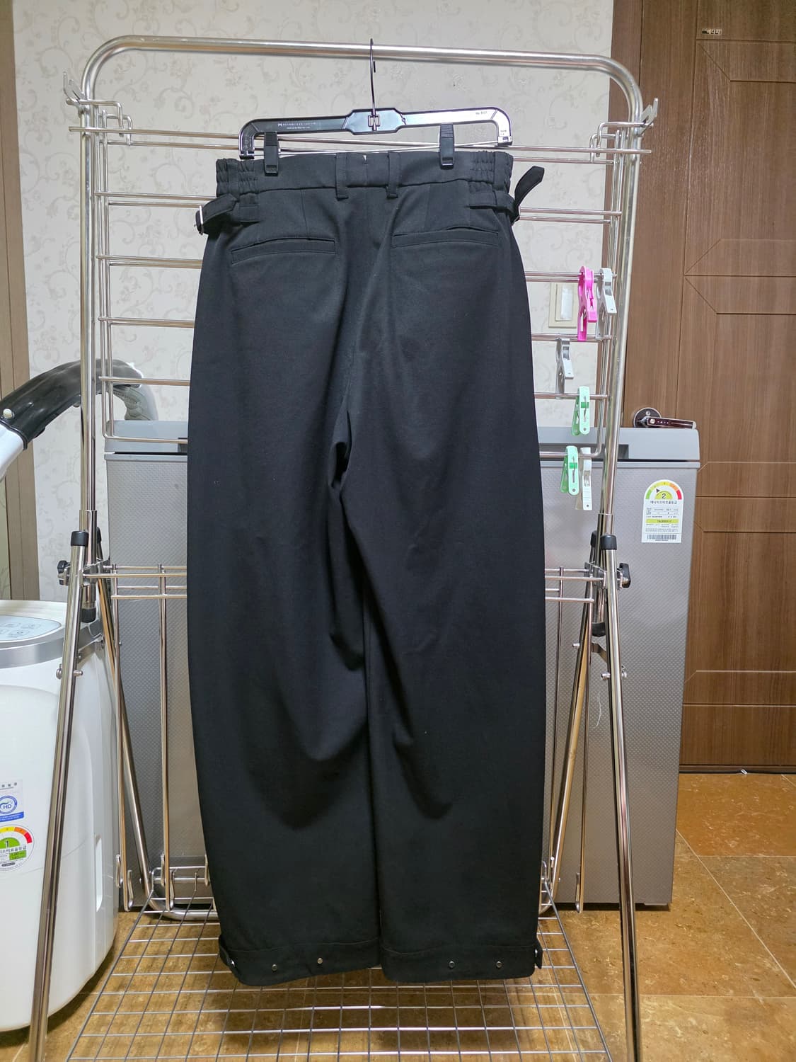 송지오옴므 버튼스냅 와이드 슬랙스 팬츠 상품이미지8