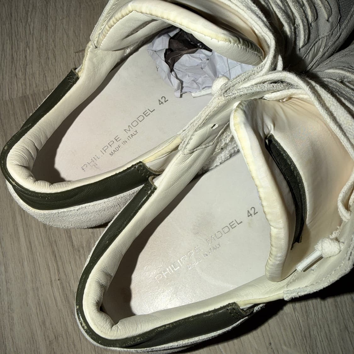필립 모델 남성 빈티지 스니커즈 42 (270) 상품이미지4