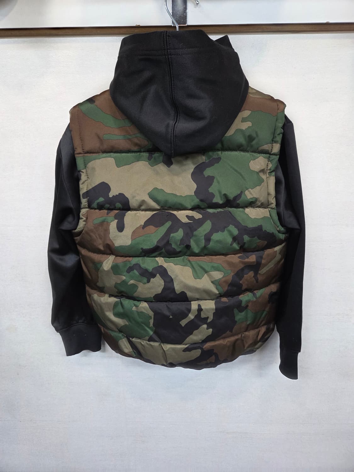 조던 키즈 주니어 카모 패딩조끼 후드 일체형 8~10 상품이미지2